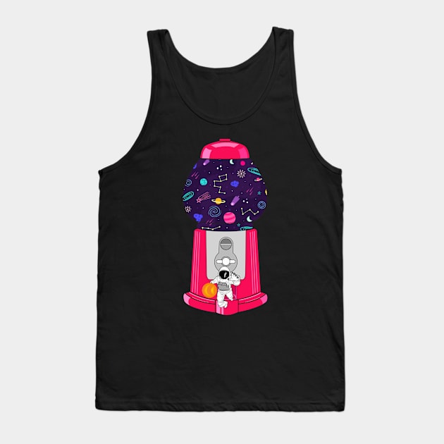 ASTRONAUT GUM MACHINE Tank Top by Diannas